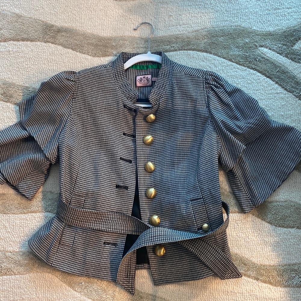 Juicy Couture Cropped Blazer Jacket Size 8